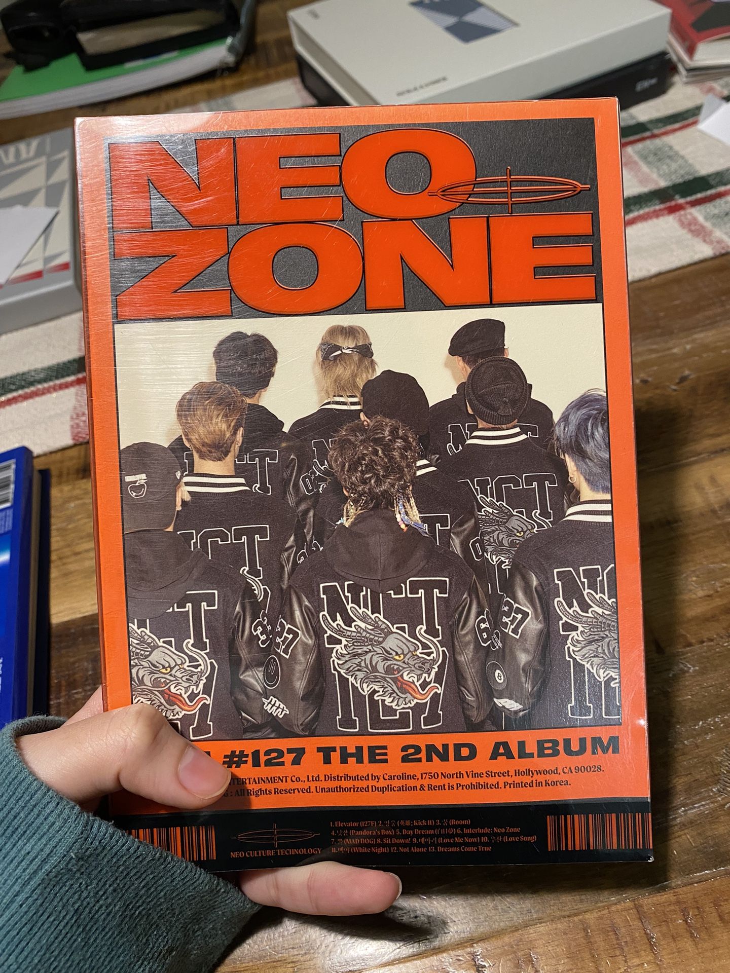 nct 127 neo zone kpop album with photocard