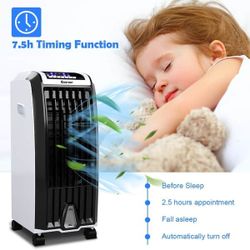Costway Evaporative Portable Air Cooler Fan Anion Humidify