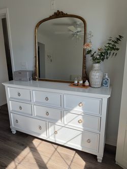 White dresser