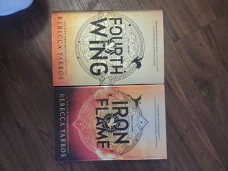 Fourth wing and iron flame hardcover