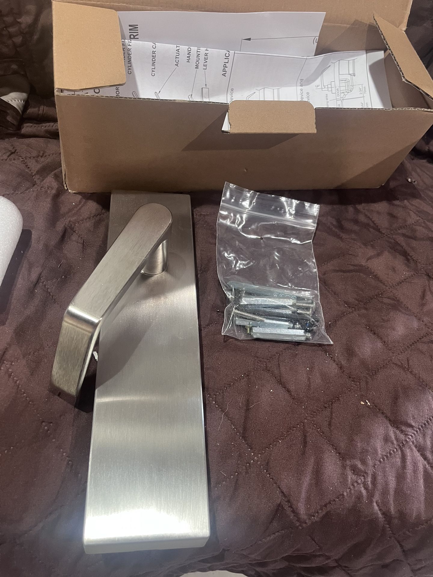 Cal royal Escutcheon Passage Lever Trim