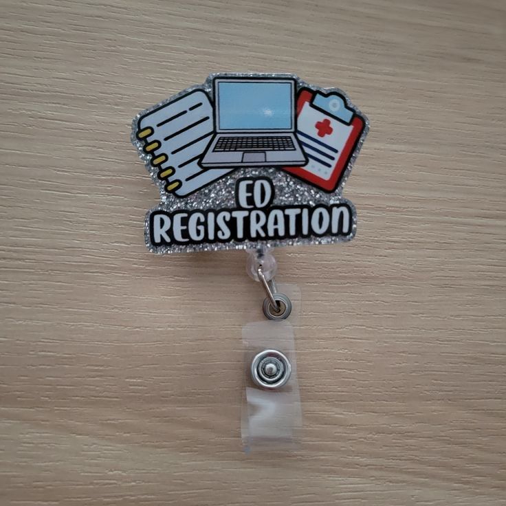 Emergency Department Registration Badge Reel Holder