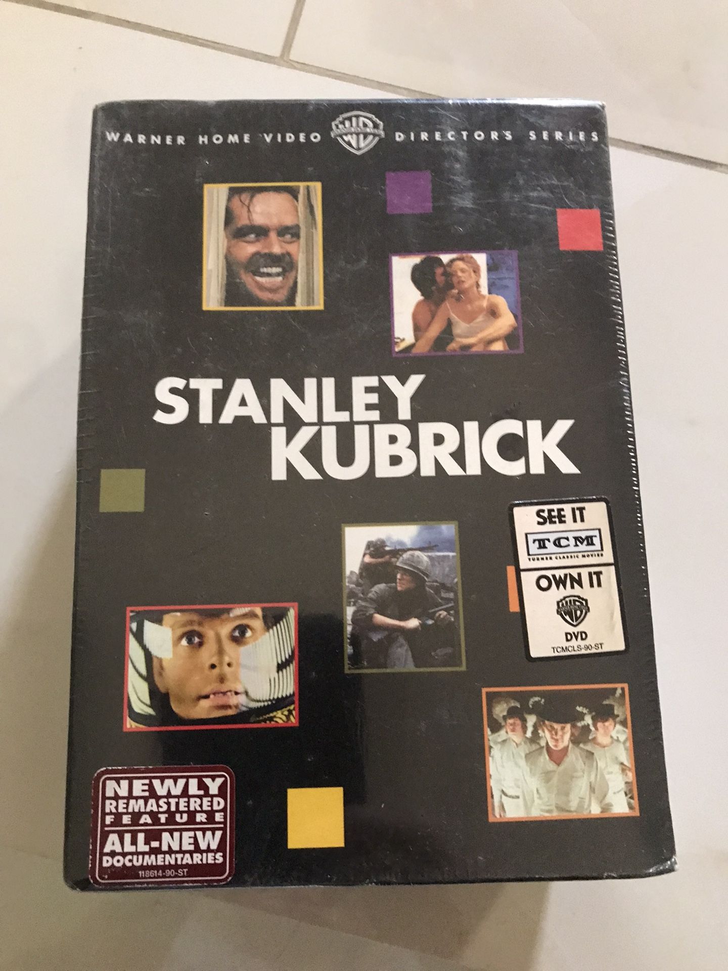 Warner Home Video Directors Series Stanley Kubrick DVDs The Shining, 2001, New
