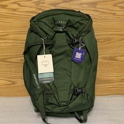 Osprey Farpoint 55L Men's Travel Backpack, Gopher Green