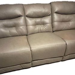 Microfiber Motorized Couch & Loveseat 