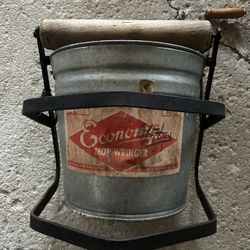 Vintage Galvanized Mop Wringer 