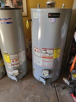 Gas Water Heater 75 gal in good condition and Warranty Works Great 19th Ave And Baseline pick up only