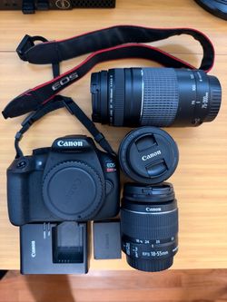 Canon Rebel T6 DSLR camera bundle