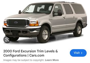 New Ford excursion grille