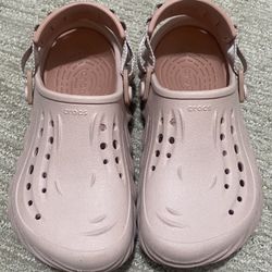 Crocs Echo Clog Mens 4 Womens 6 Pink Clay Slip On Unisex NWOB