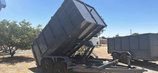 Scissor hoist dump trailer 12 ft ! 🚛