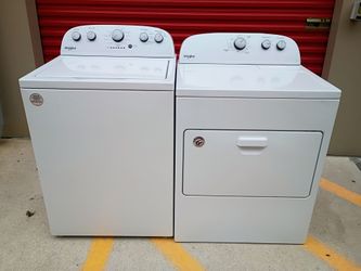 Whirlpool washer and dryer set electric