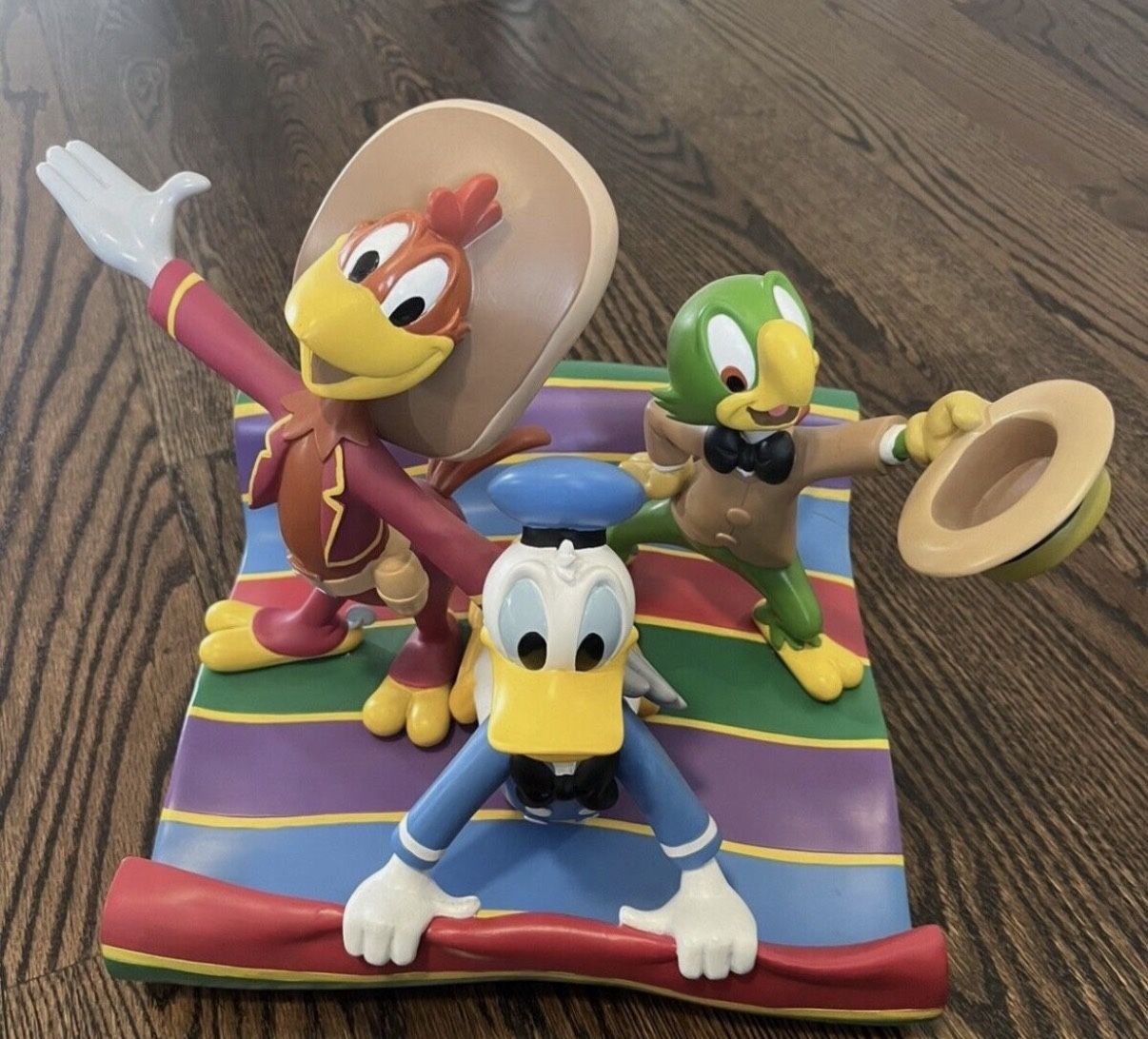 RARE Sold-Out Limited Edition 3 Caballeros Statue Donald Duck from Walt Disney World