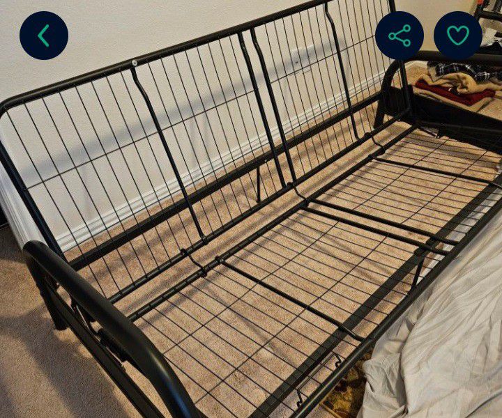 Metal Frame Futon Bed Couch Sofa