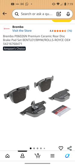 Brembo Brake pads for bmw bantle Jaguar Royce