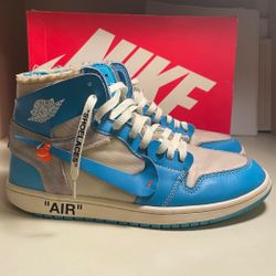 OFF WHITE JORDAN 1 Size 12 heavily beat with replacement box