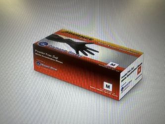 Gloves Nitrile Black  1000 pcs Make me an offer