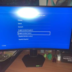 27” Dell Curved Gaming Monitor (Send Me An The Offer!!) (GOOD DEAL BRAND NEW $260)