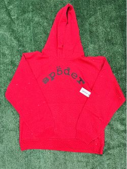 Red VVS Sp5der Hoodie
