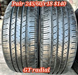 Pair of 2 used 245/60/r18 ‼️ free instalation and balance ‼️