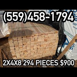 2x4x8 294 PIECES $900