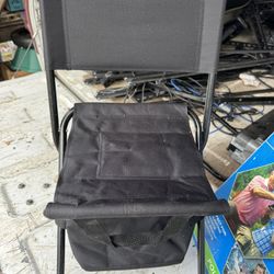 XGear Folding Cooler Chair - 2-in-1 (Black)
