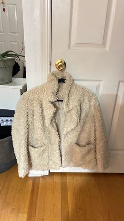 Cream Teddy Faux Fur Coat