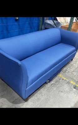 Well made .... a pretty blue sofa