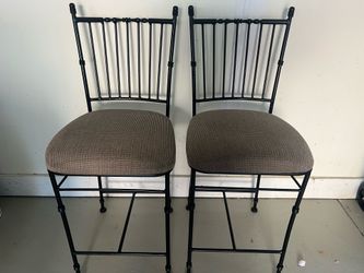 Two beautiful bar chairs