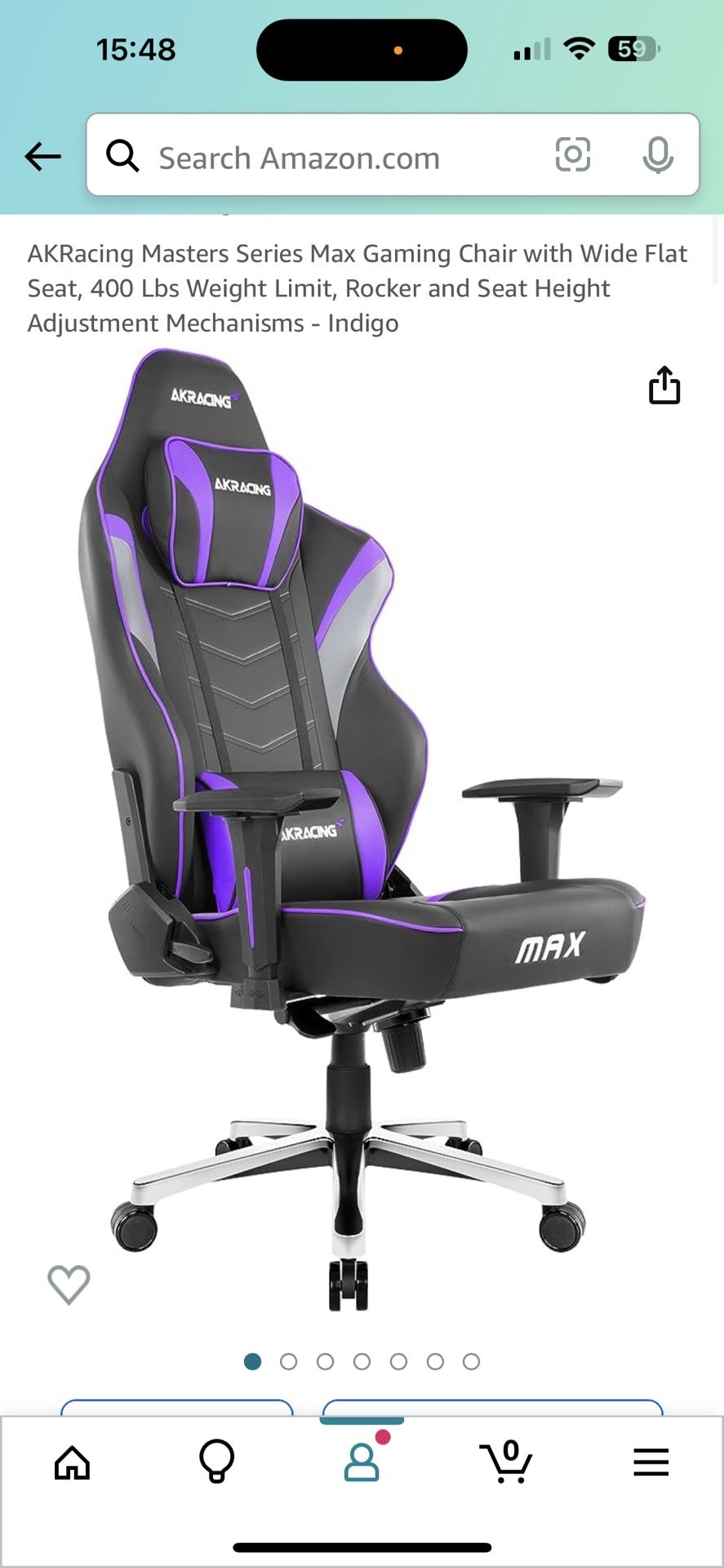 AKRacing masters series max gaming chair