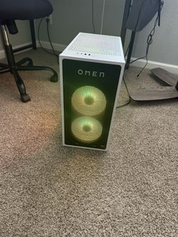 HP Omen Desktop With 24” Dell Monitor