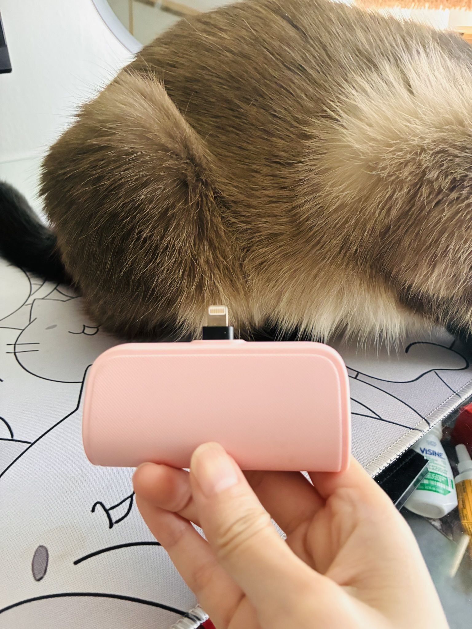 Mini Portable Charger – Pink
