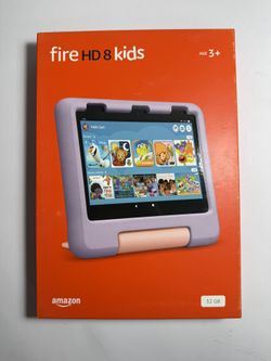 Fire HD 8 Kids tablet (newest model), ages 3-7. With bright 8" HD screen tablet iPad