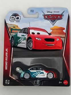 Mattel Disney Pixar Cars Memo Rojas Jr 20th Anniversary 1:55 Diecast New