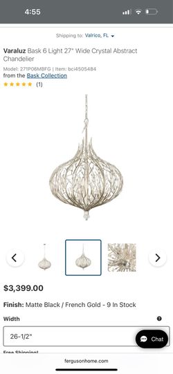 Crystal chandelier