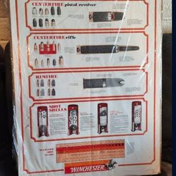 Vintage 1984 Winchester Advertising Poster