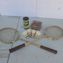 Vintage badminton set