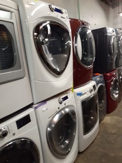 GE front load washer & electric dryer in excellent conditions with 4 months warranty