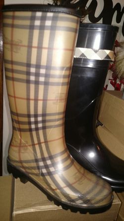 Authentic Burberry boots