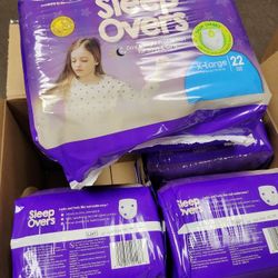 Sleep Overs Pull Up Pants Diaper For Young 