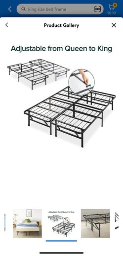 Mattress & Frame - King size - Memory foam