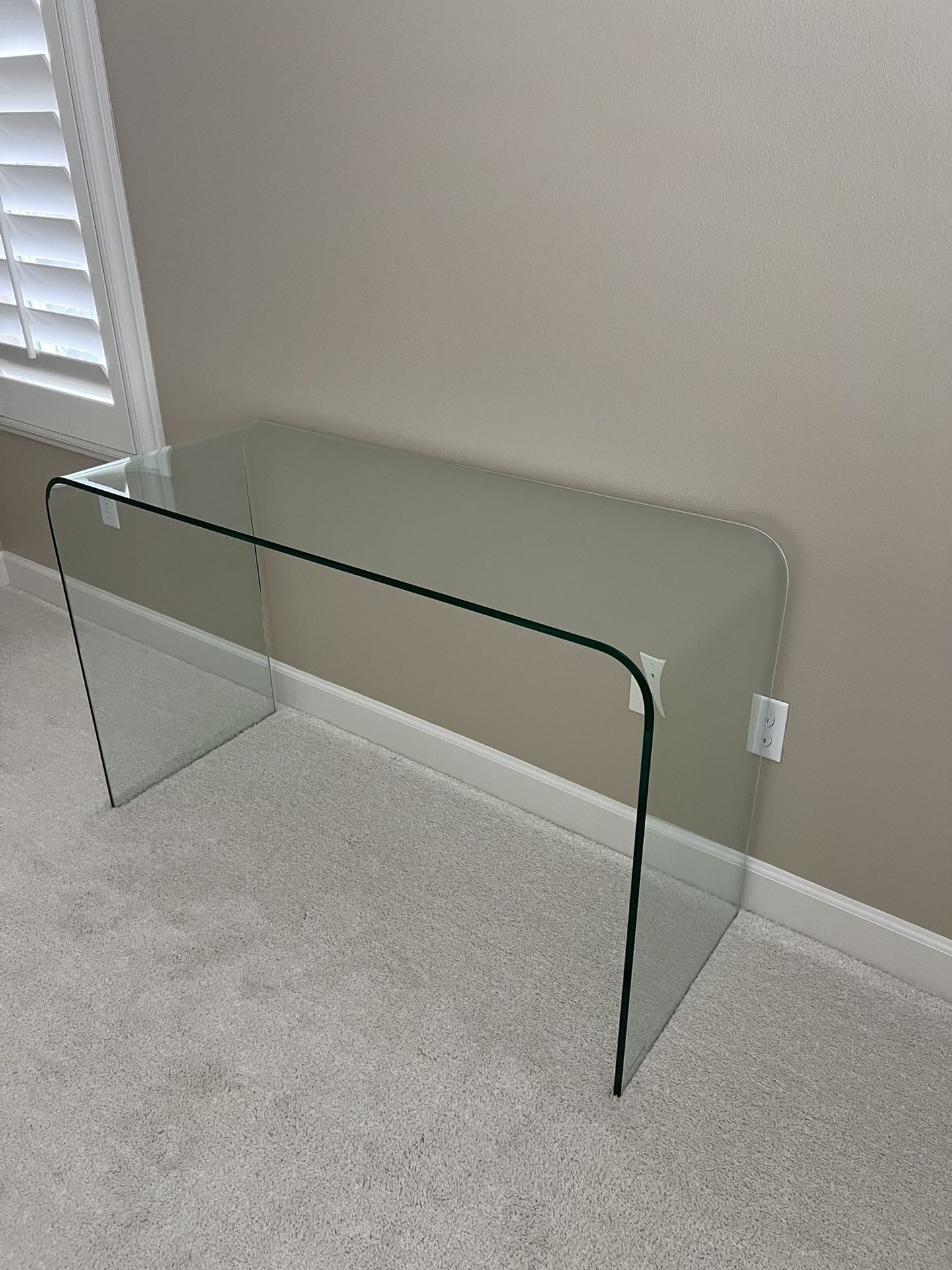 Glass Console Table/Desk