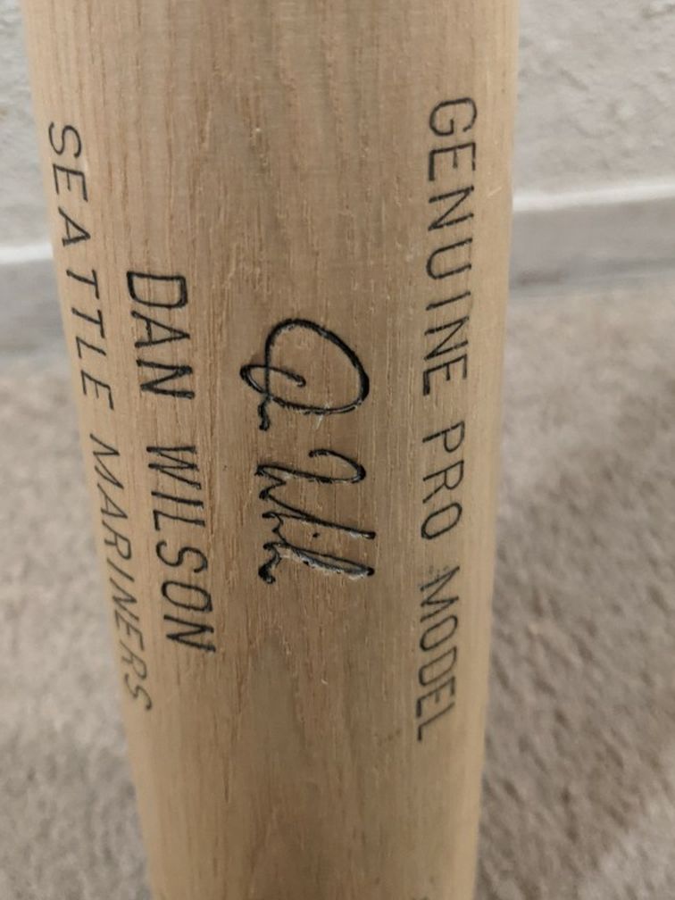 Dan Wilson Autographed Bat