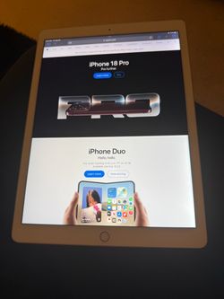 iPad Pro 12.9 wifi and cell (Gold Apple)