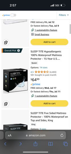 Queen Size Mattress Protector 