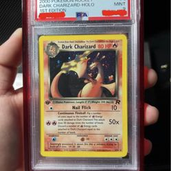 1ST EDITION DARK CHARIZARD PSA 9 
