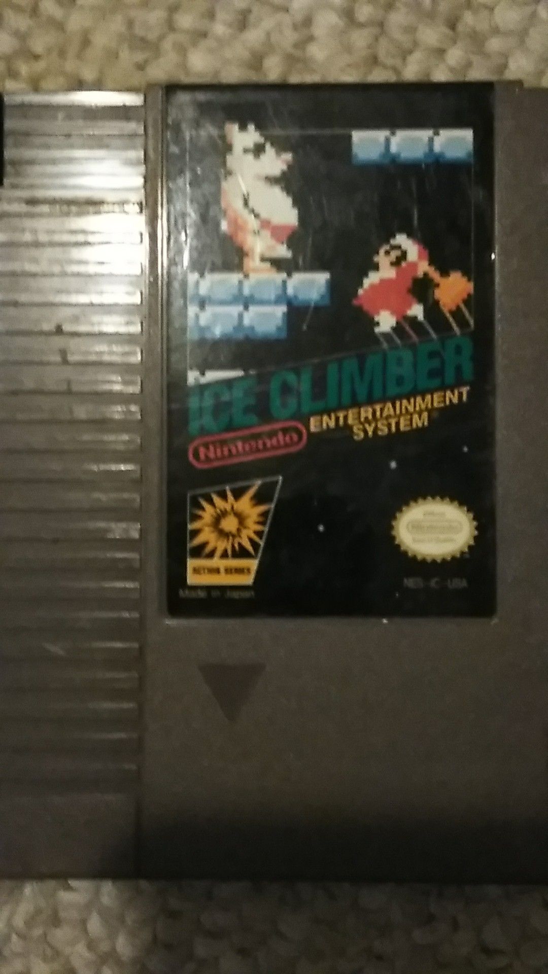Nintendo NES Ice Climber.