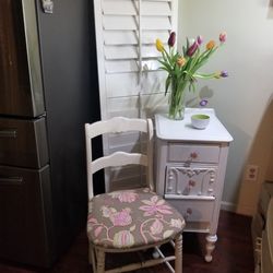 Vintage Chair & Night Stand