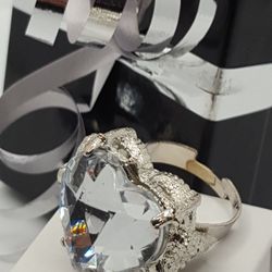 Bohemian Unique Vintage Ring. this Ring is adaptable to any size like in the pass time, Silver tone, 
