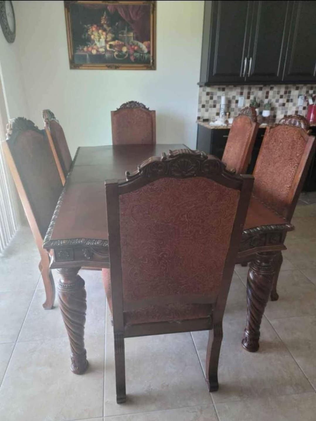 Ashley Solid Wood Dining  Set 